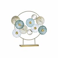 Figurka Dekoracyjna DKD Home Decor Lustro Złoty Metal (44 x 8 x 46 cm)