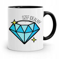 Kubek Czarny Prezent Dla Szef Szef Idealny Z Nadrukiem Ze Zdjęciem