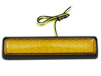 LAMPA LED 36 SMD 2835 20x5 cm pomarańczowa kierunki 12v 24v