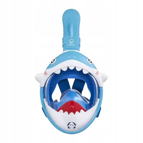 MASKA DO NURKOWANIA Z RURKĄ PEŁNOTWARZOWA PANORAMICZNA DRY TOP SHARK DZIECI na Arena.pl