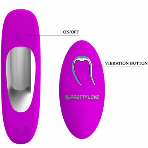 pretty love magiczny stymulator palca - silikonowy, 12 trybow, pilot, usb na Arena.pl
