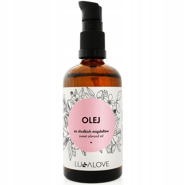 LULLALOVE OLEJ ZE SŁODKICH MIGDAŁÓW 100ml zdjęcie 1