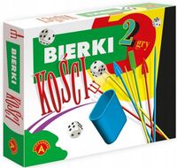 2 gry Bierki + Kosci 13849