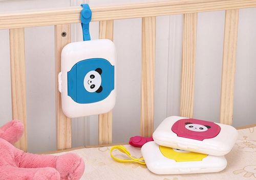 Pudełko Pojemnik Na Chusteczki Nawilżane Mokre Różowe na Arena.pl