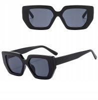 OKULARY PRZECIWSŁONECZNE filtr UV400 Czarne damskie męskie + ETUI + ŚCIERKA