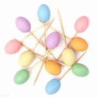 MINI JAJKA NA PIKU 12 SZTUK TĘCZOWE DPWL-041 DP CRAFT 5903925010022