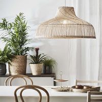 Ekologiczna LAMPA wisząca BALI 107984 Markslojd ratanowa OPRAWA zwis naturalny