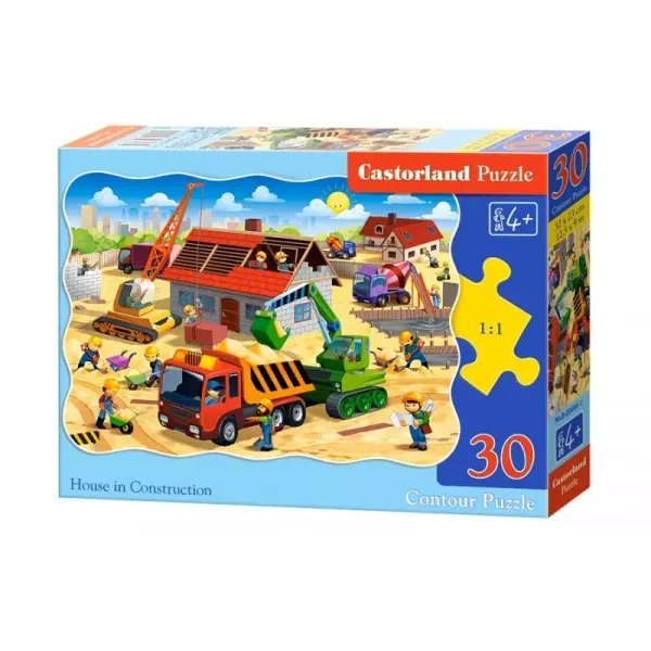 Puzzle 30 Elementów. Budowa Domu zdjęcie 1