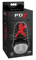 pdx elite air tight frosted - kompaktowa maszyna intymna, 19,1 cm