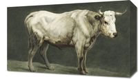 Obraz 50x30cm Byk, Jean Bernard Vintage do Salonu