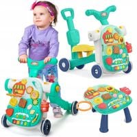 INTERAKTYWNY CHODZIK STOLIK PCHACZ HULAJNOGA 5W1 EDUKACYJNY SENSORY