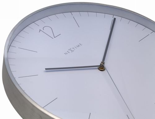 Zegar ścienny NeXtime Essential Silver 3254 WI na Arena.pl