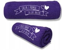 DUŻY RĘCZNIK Z HAFTEM PREZENT NA ROCZNICĘ ŚLUBU