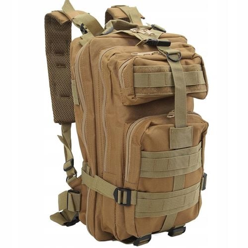 Militarny Plecak Brązowy Pojemny + Apteczka Piaskowa Duża na Arena.pl