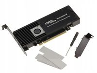 Karta PCIe 3.0 x16 dla 4 dysków SSD M.2 NVMe PLX PEX8747 CHIPSET