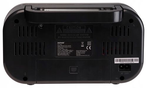 Radio FM kuchenne PRZENOŚNE sieciowo-bateryjne strojenie analogowe Denver na Arena.pl