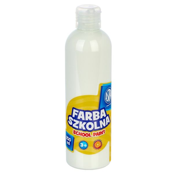 FARBA SZKOLNA 250 ML BIAŁA ASTRA zdjęcie 1
