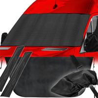 Mata Antyszronowa BUS Duża Osłona Na Szybę Pokrowce Na Lusterka Wycieraczki