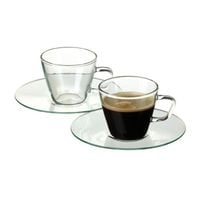 FILIŻANKI SZKLANE DO ESPRESSO SIMAX PRESSO 80 ML X 4 SZT