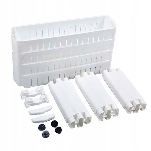 PÓŁKA ŁAZIENKOWA KUCHENNA REGAŁ NA KÓŁKACH MOBILNA 3 PÓŁKI SZAFKA na Arena.pl