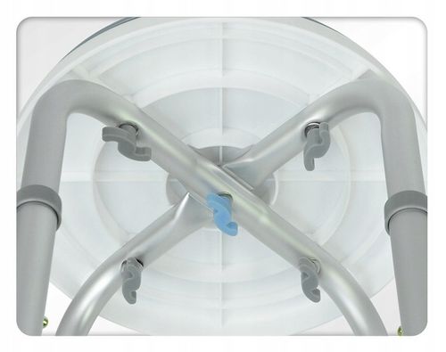 KRZESŁO POD PRZYSZNIC OBROTOWE TABORET OKRĄGŁY STOŁEK DO WANNY DLA SENIORA na Arena.pl