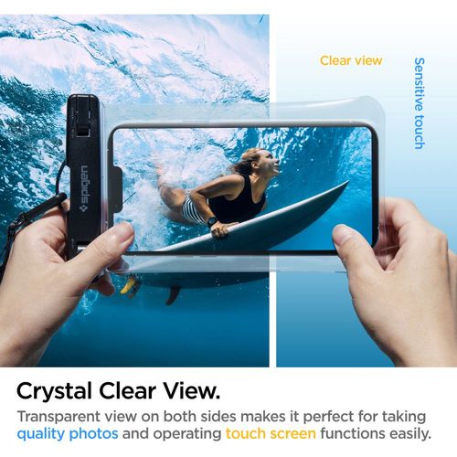 SPIGEN A601 UNIVERSAL WATERPROOF CASE CRYSTAL CLEAR na Arena.pl