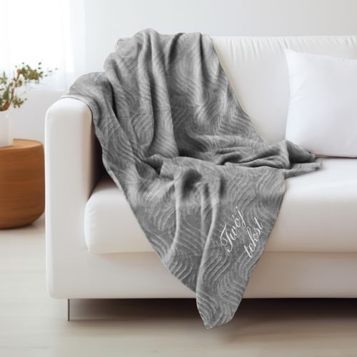 KOC z HAFTEM dedykacji 220 x 200 MIKROFIBRA DOWOLNY TEKST na Arena.pl