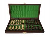 Szachy drewniane TURNIEJOWE SZKOLNE 28 x 28