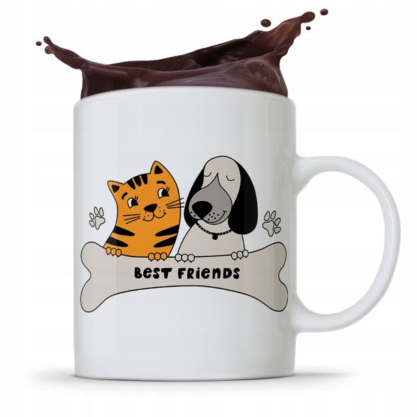 Kubek Prezent Dla Przyjaciela Best Friends Ever Z Nadrukiem Ze Zdjęciem zdjęcie 1