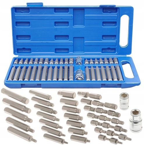 VORFAL ZESTAW BITÓW KLUCZY IMBUS SPLINE TORX 40 EL BITY W WALIZCE V08070 na Arena.pl