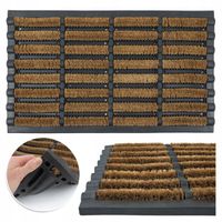 Duża Solidna Wycieraczka Mata Czyszcząca do Butów Gumowa Kokosowa