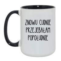 Duży Biało-Czarny 450 ml