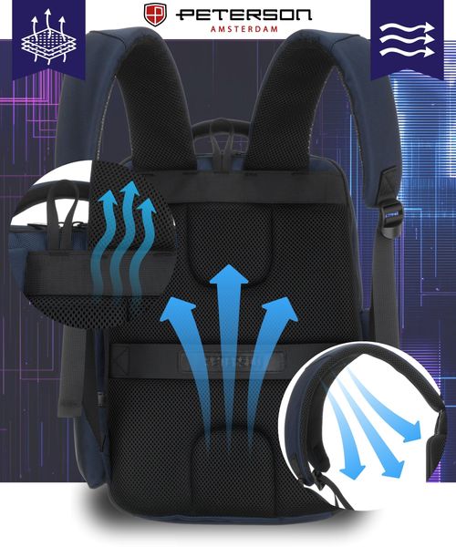 plecak ptn hy243-7079 navy zdjęcie 6