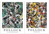 Zestaw dwóch plakatów pollock obrazy 30x40 cm