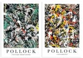 Zestaw dwóch plakatów pollock obrazy 21x29,7 cm A4