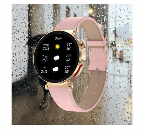 SMARTWATCH DAMSKI ZEGAREK Z POMIAREM CUKRU EKG GLUKOZA CIŚNIENIE ROZMOWY PL na Arena.pl