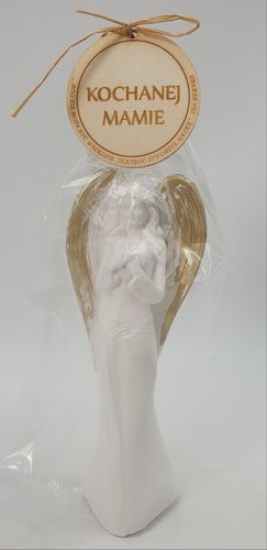 anioł gipsowy z sercem Dla Mamy 18cm  |  A-41 na Arena.pl