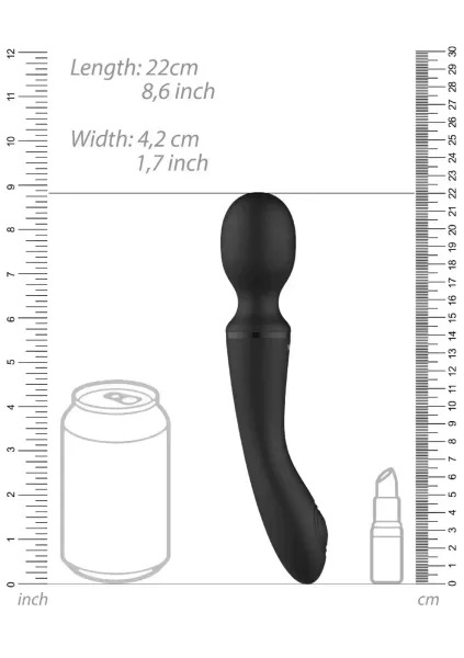 Enora - Wand & Vibrator - Black zdjęcie 2