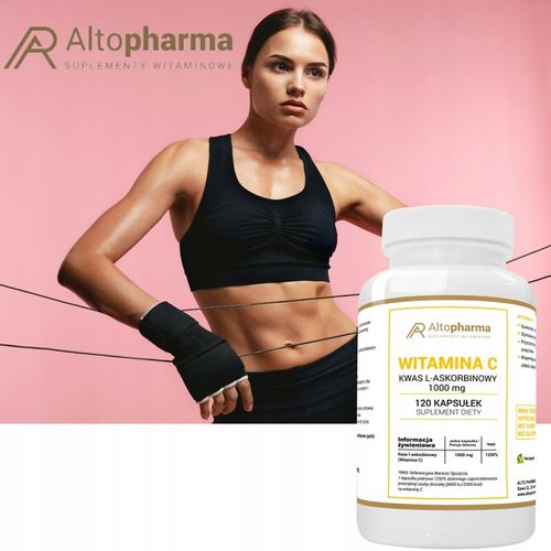 WITAMINA C 1000mg KWAS L-ASKORBINOWY WEGE 120 kaps na Arena.pl