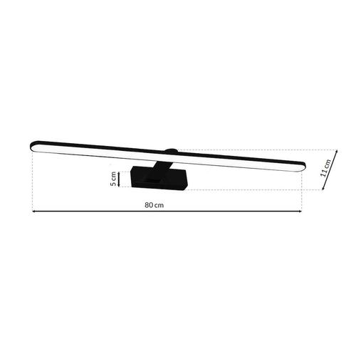 Kinkiet SPLASH BLACK 80cm 16W LED na Arena.pl