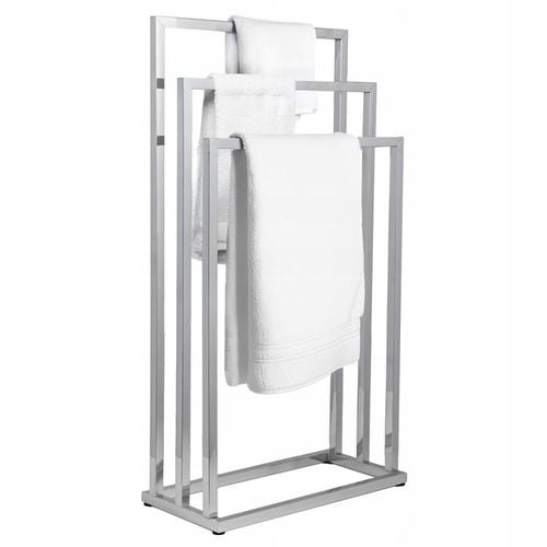 Stojak wieszak łazienkowy na ręczniki chrom stojący 3 ramienny YOKA na Arena.pl