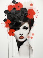 Plakat 30x40cm Kwiatowa Pasja