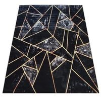 Dywan BLACK and GOLD N 16 60 x 100 cm czarny