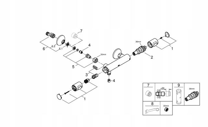 Grohe Precision Flow bateria prysznicowa 34840000 zdjęcie 4