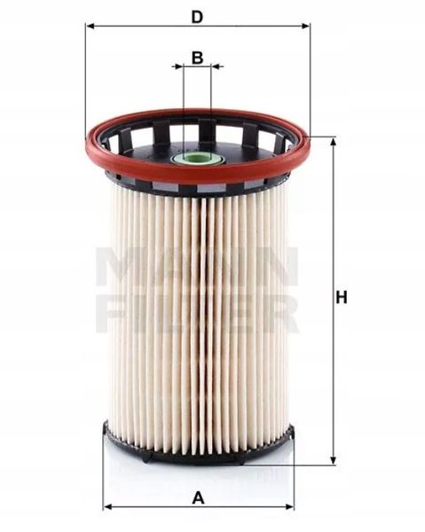 Mann-Filter PU 8008/1 Filtr paliwa PE973/7 zdjęcie 3