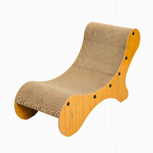 DRAPAK DLA KOTA LEŻAK LEGOWISKO TEKTUROWY KARTONOWY DUŻY NOWOCZESNY ZABAWKA na Arena.pl