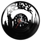 Zegar ścienny z płyty winylowej New York 709.14