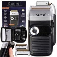 MASZYNKA DO STRZYŻENIA WŁOSÓW BRODY GOLARKA BEZPRZEWODOWA + ZESTAW OSTRZY