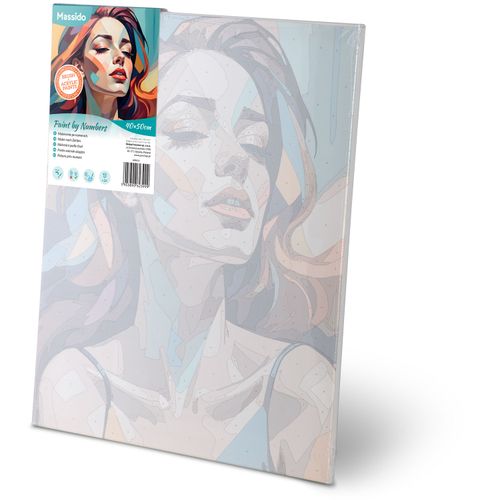 Obraz do malowania po numerach 40x50 cm Massido Portret kobiety na Arena.pl