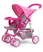 MILLY MALLY 2726 Wózek dla lalek Kate Prestige Pink